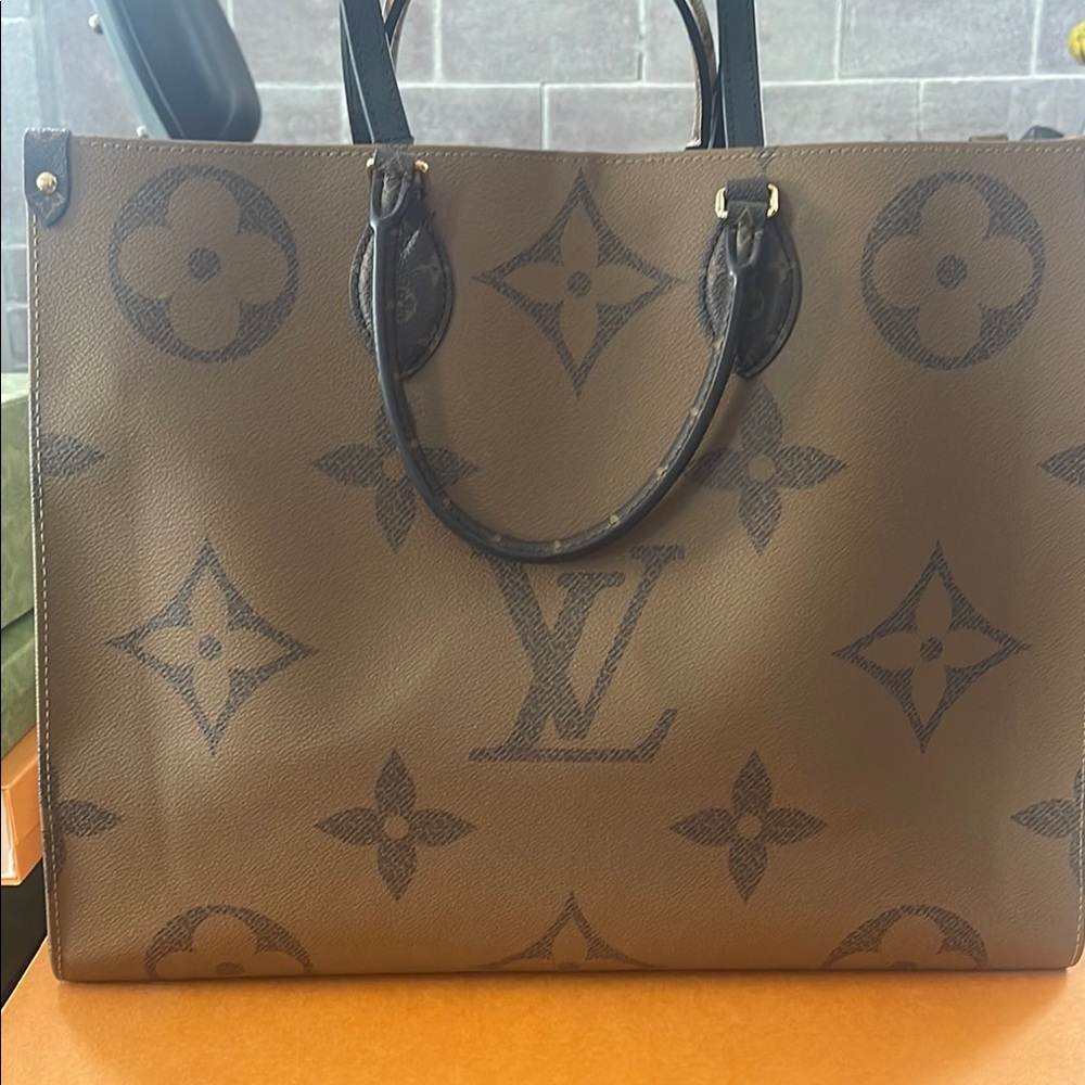 Louis Vuitton Brown Tote Bag